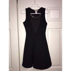 Black dress with sequence